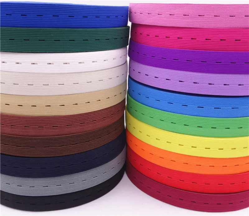 Elastic Bands 20mm Adjustable Candy Color Buttonhole Elastic Band for DIY Sewing Pregnant Women Children Clothes Accessory 30M
Elastic Bands 20mm Adjustable Candy Color Buttonhole Elastic Band for DIY Sewing Pregnant Women Children Clothes Accessory 30M
