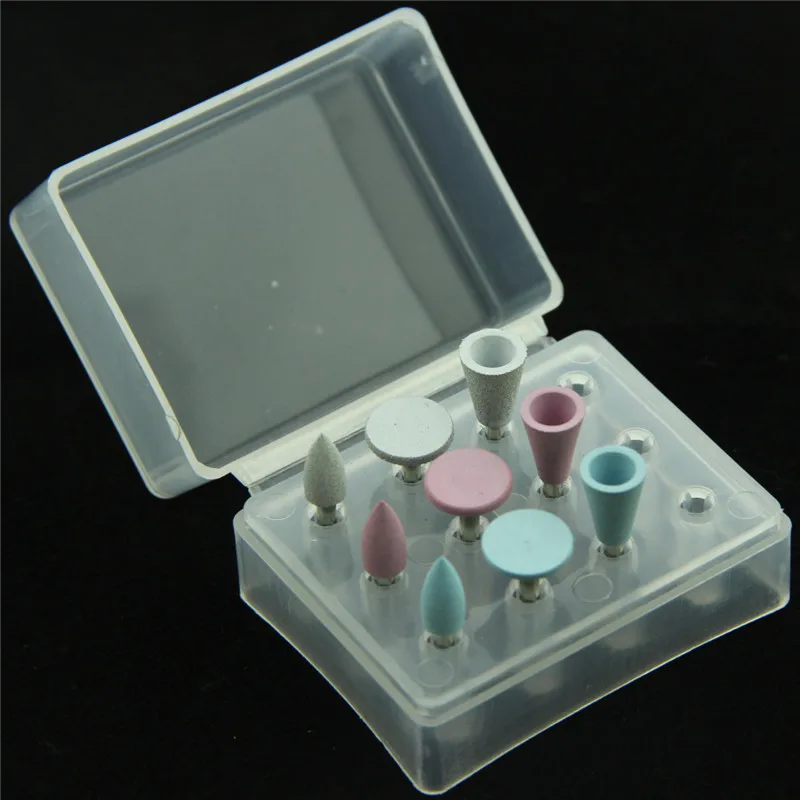 9 pieces/1 box Dental Diamond Burs Drill For Denture Laboratory Hand Piece Teeth Polish
9 pieces/1 box Dental Diamond Burs Drill For Denture Laboratory Hand Piece Teeth Polish