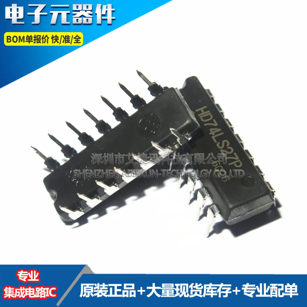 20PCS 100% New and original HD74LS27P DIP14 Triple 3-input Positive NOR Gates in stock
20PCS 100% New and original HD74LS27P DIP14 Triple 3-input Positive NOR Gates in stock
