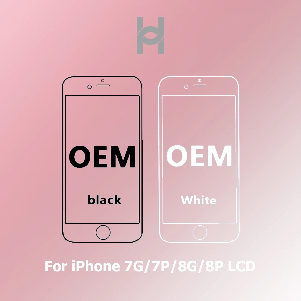 Фото Оригинальный OEM lcd качество с логотипом для iPhone дисплей 7G 7 Plus 8G 8 Замена ЖК дисплея