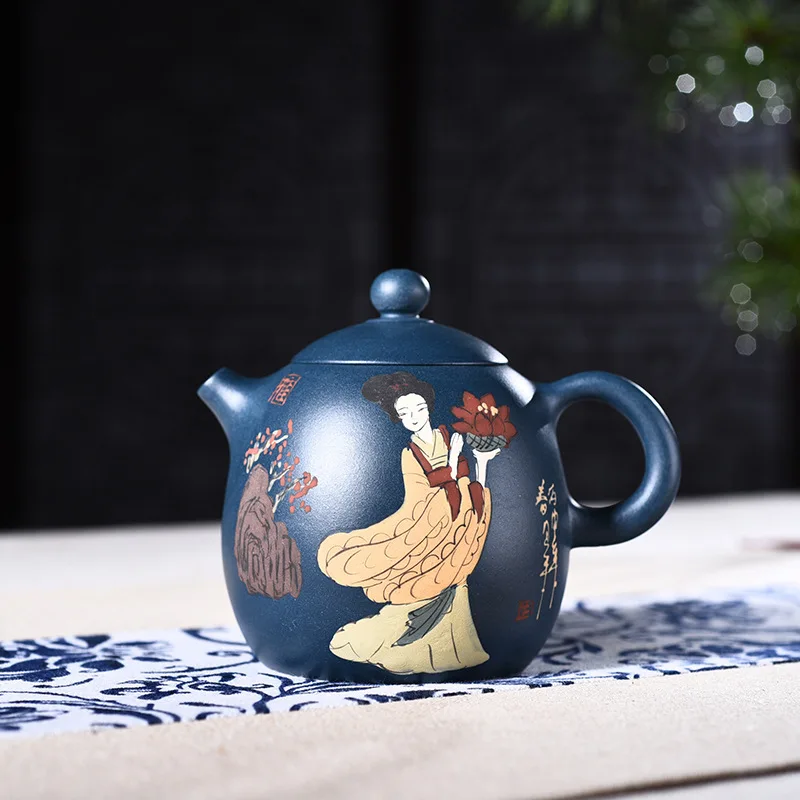 quality goods all hand chlorite clay ore ink painting dragon egg pot of kung fu tea set a undertakes the teapot
quality goods all hand chlorite clay ore ink painting dragon egg pot of kung fu tea set a undertakes the teapot