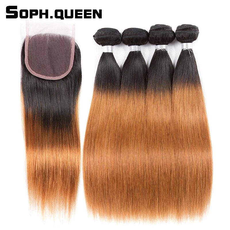 Соф queen hair предварительно цветные Реми 100% человеческих волос с бразильские