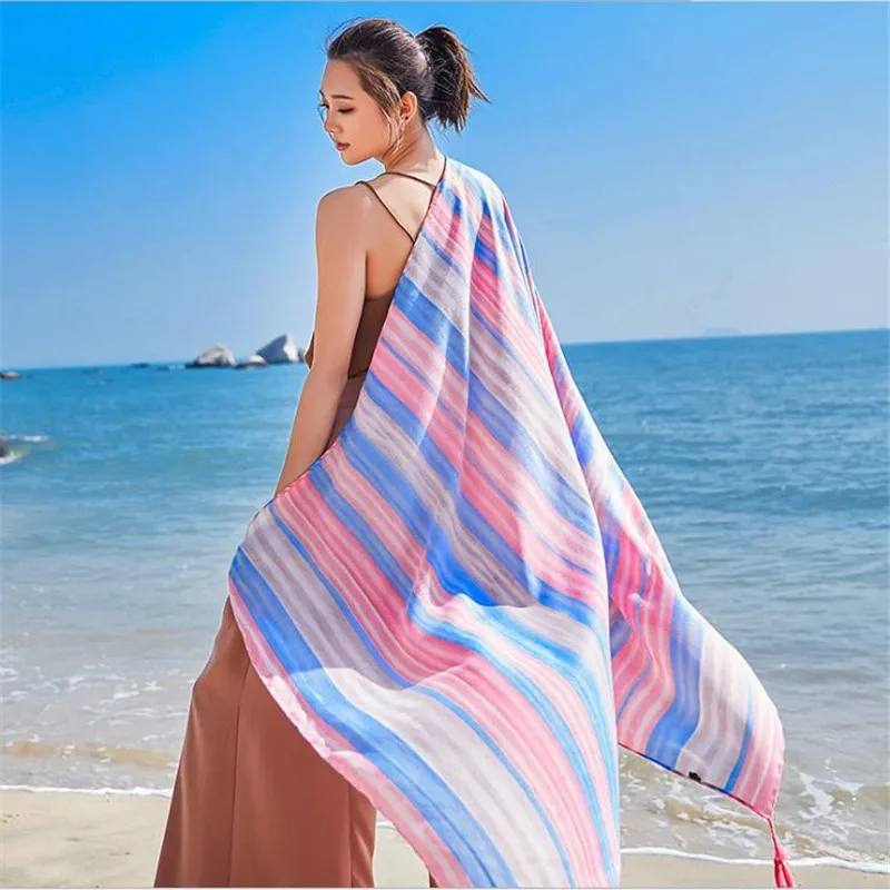 Bandana Women Scarves Cotton Print Woman Scarf Seaside Beach Sunscreen Scarf Hijab Poncho Shawl Long Large Size Women's Pashmina
Bandana Women Scarves Cotton Print Woman Scarf Seaside Beach Sunscreen Scarf Hijab Poncho Shawl Long Large Size Women's Pashmina