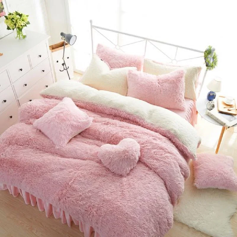 Mink Velvet 3 4 Pcs Bedding Set Duvet Cover Pillowcases Bedskirt Flat Bedsheet Optional Instant Warm Bed Linen Full Queen King
Mink Velvet 3 4 Pcs Bedding Set Duvet Cover Pillowcases Bedskirt Flat Bedsheet Optional Instant Warm Bed Linen Full Queen King