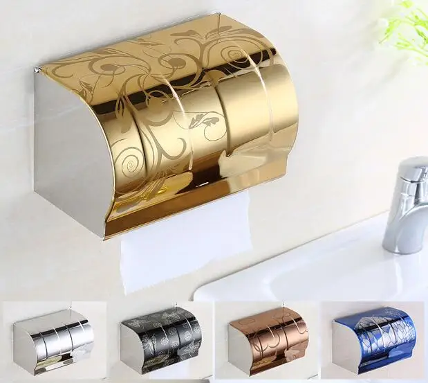 Free Shipping Stainless Steel Toilet Paper Holder Polished Chrome Wall Mounted Bathroom Roll Paper Box Waterproof
Free Shipping Stainless Steel Toilet Paper Holder Polished Chrome Wall Mounted Bathroom Roll Paper Box Waterproof