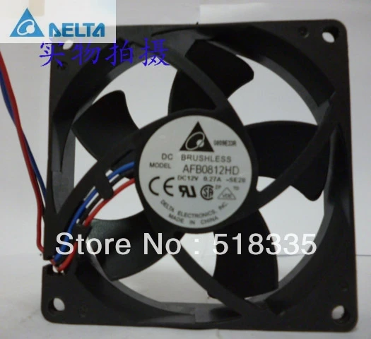 for delta AFB0812HD 8CM 80MM 80*80*20MM 8020 12V 0.27A Server Inverter Cooling fan
for delta AFB0812HD 8CM 80MM 80*80*20MM 8020 12V 0.27A Server Inverter Cooling fan