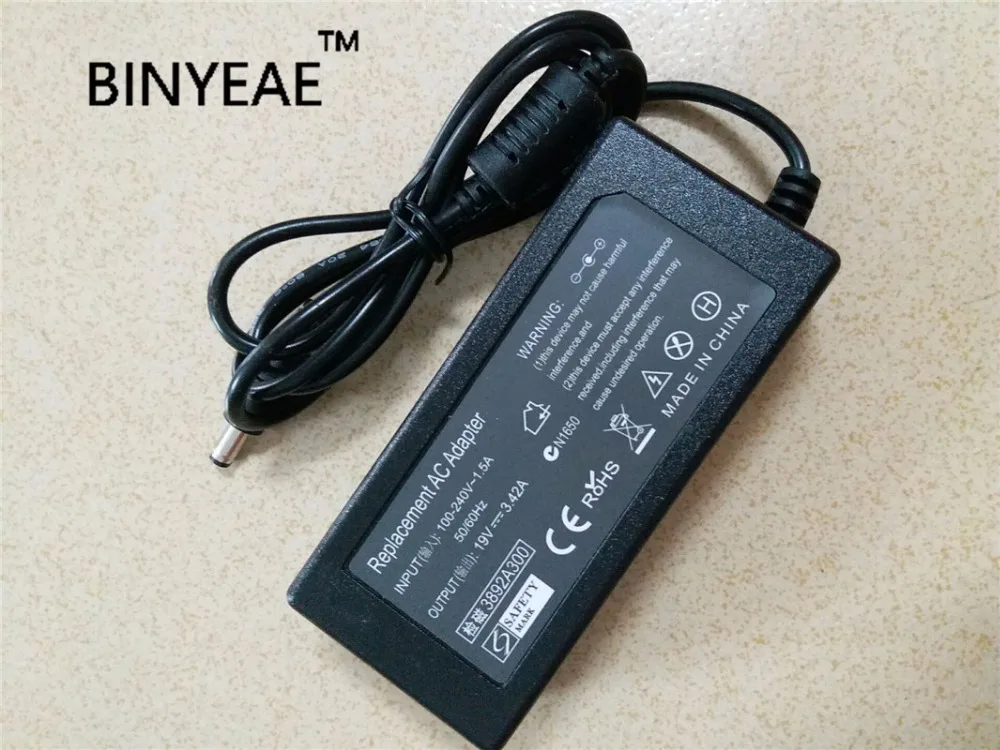 19V 3.42A 65W AC Power supply Adapter Charger For Asus B50A K42F K501 K50IJ K52F K60IJ K60i P50ij U50A U52F Laptop
19V 3.42A 65W AC Power supply Adapter Charger For Asus B50A K42F K501 K50IJ K52F K60IJ K60i P50ij U50A U52F Laptop