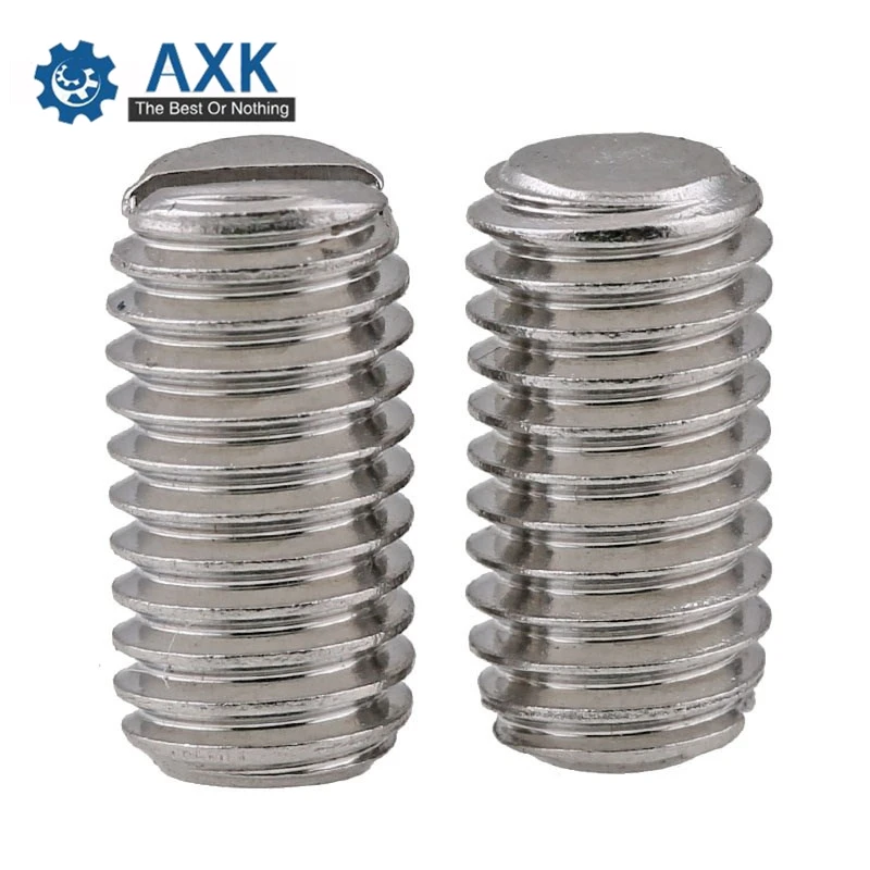 Set Screw Stainless Steel 100pcs/lot M4 M5 M6 Machine Stainlness High Quality Service Electrical Slotted Din551 With Flat Point
Set Screw Stainless Steel 100pcs/lot M4 M5 M6 Machine Stainlness High Quality Service Electrical Slotted Din551 With Flat Point