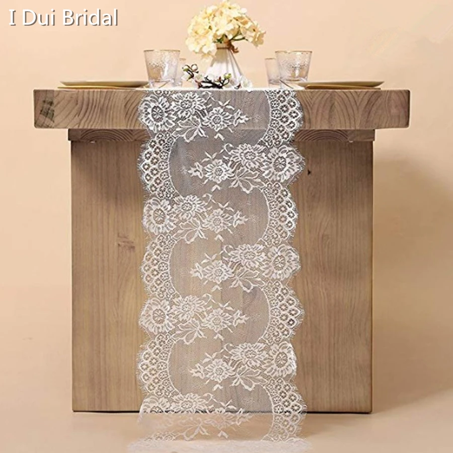 12" X 120" Lace Table Runner Exquisite Lace Fabric with Rose Vintage Embroidered Perfect for Wedding Boho Party Decor
12" X 120" Lace Table Runner Exquisite Lace Fabric with Rose Vintage Embroidered Perfect for Wedding Boho Party Decor