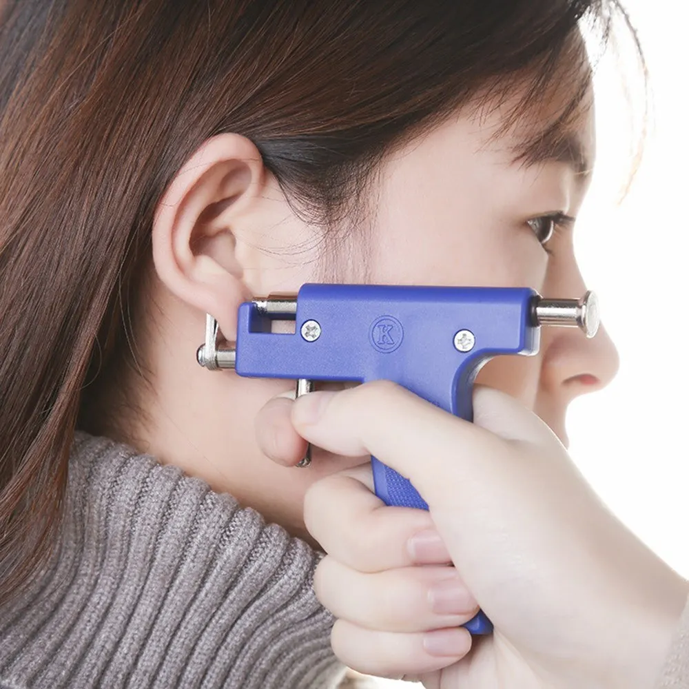 Professional Blue Stainless Steel Nose Ear Navel Body Analgesia Ear Piercer Unit Tool Kit
Professional Blue Stainless Steel Nose Ear Navel Body Analgesia Ear Piercer Unit Tool Kit