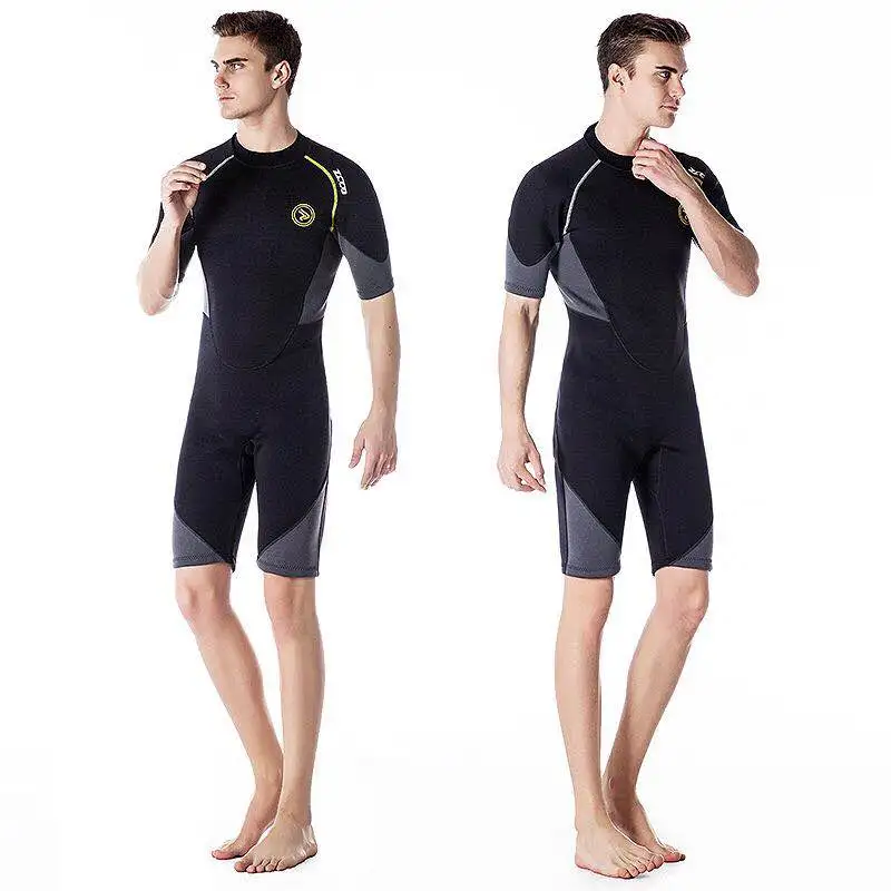 Men's Neoprene Wetsuit One-Piece Short Sleeve 1.5mm Back Zip Scuba Dive Wetsuit Swimming Surfing Diving Snorkeling Suit Jumpsuit
Men's Neoprene Wetsuit One-Piece Short Sleeve 1.5mm Back Zip Scuba Dive Wetsuit Swimming Surfing Diving Snorkeling Suit Jumpsuit