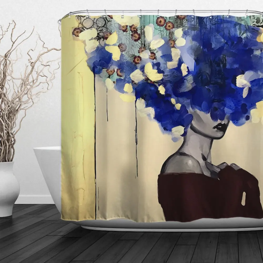 Afro African American Black Girl Shower Curtain Rock Watercolor Afro Hair Girl Lady Hip Pop Bathroom Decor
Afro African American Black Girl Shower Curtain Rock Watercolor Afro Hair Girl Lady Hip Pop Bathroom Decor