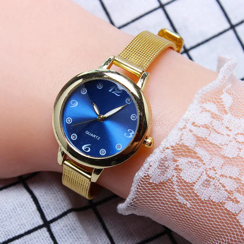 Luxury European Style Ladies Watches Steel Elegant Color Small Dial Women Watch Casual Dress Female Wristwatch Gift for Female
Luxury European Style Ladies Watches Steel Elegant Color Small Dial Women Watch Casual Dress Female Wristwatch Gift for Female