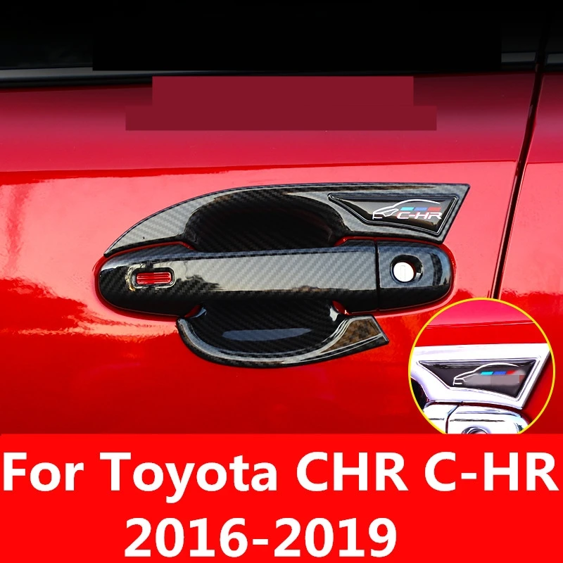 Защитный кожух для ручки двери Toyota CHR C HR 2016 2019 внешняя дверь чаша ручка