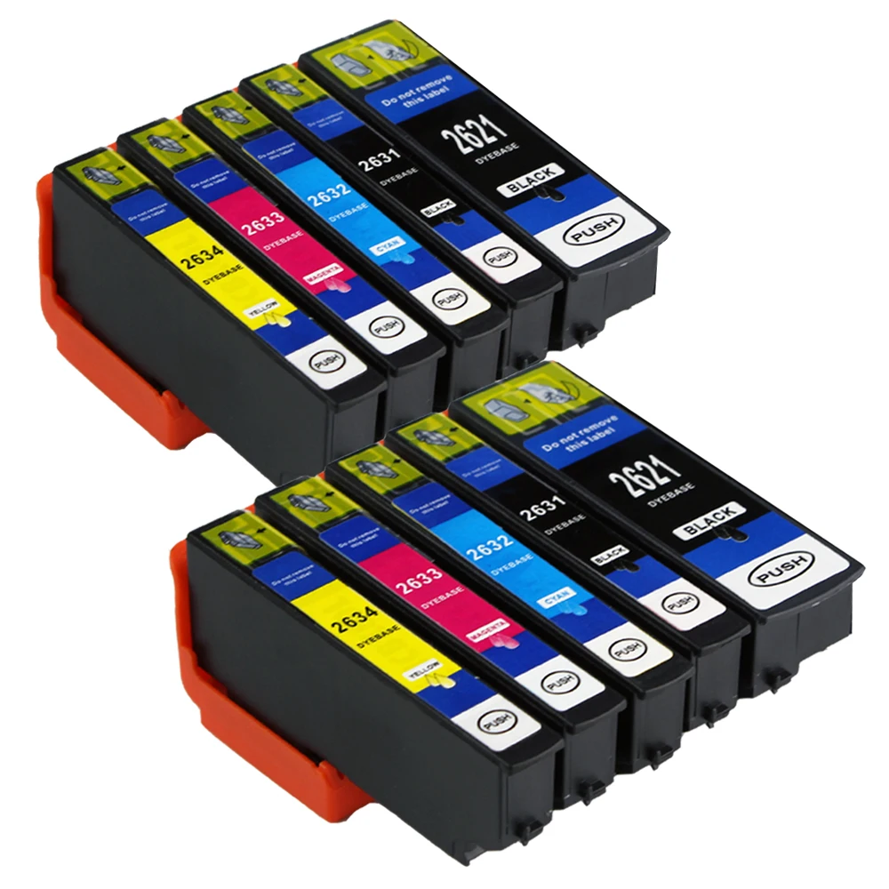 10 Compatible ink cartridge For EPSON T2621 T2635 Premium XP 700 710 720 510 600 605 610 615 620 Printer
10 Compatible ink cartridge For EPSON T2621 T2635 Premium XP 700 710 720 510 600 605 610 615 620 Printer
