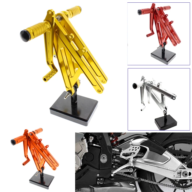 CNC Aluminum Motorcycle Rear Adjustable Rear Sets Set Footrests For Honda RS125 GP125 1995-2013 2001 2002 03 04 05 06
CNC Aluminum Motorcycle Rear Adjustable Rear Sets Set Footrests For Honda RS125 GP125 1995-2013 2001 2002 03 04 05 06