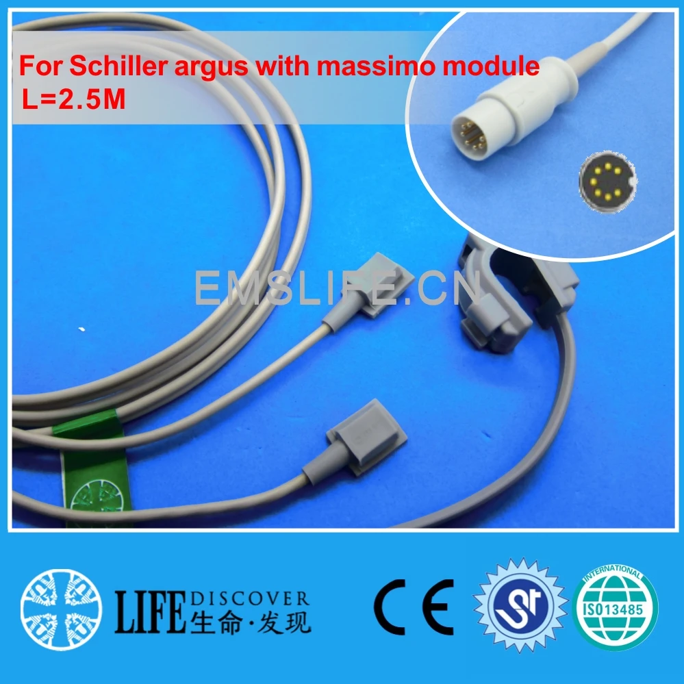 Long cable multifunctional Y style spo2 oxygen sensor For schier argus with massimo module
Long cable multifunctional Y style spo2 oxygen sensor For schier argus with massimo module