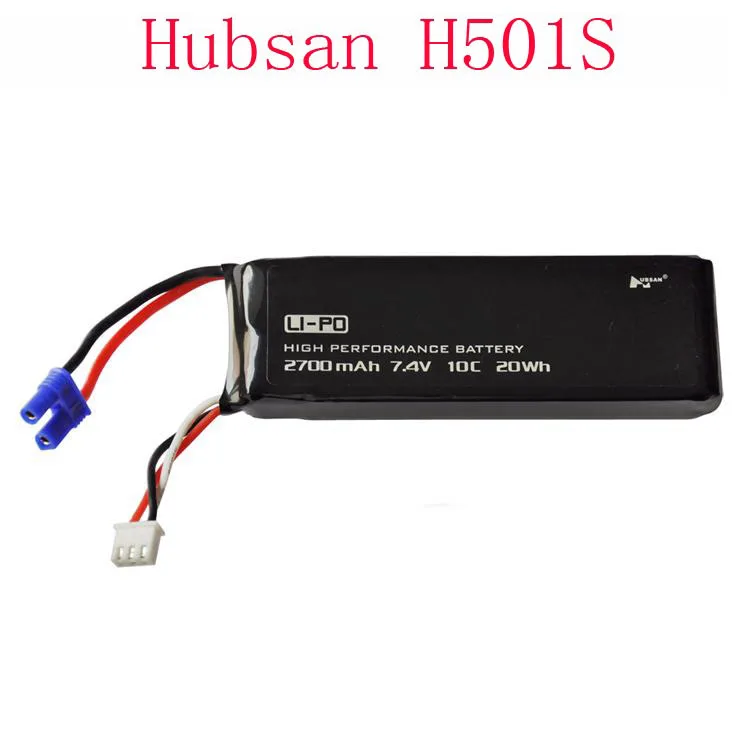 Аккумулятор Hubsan H501S Lipo 7 4 В 2700 мАч 10C для X4 H501C|lipo battery 7.4v|drone partslipo |