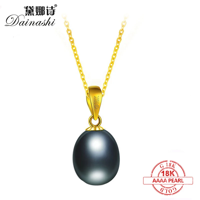 Dainashi Real Pure 18K Gold Jewelry Necklace&Pendant,Natural Freshwater Pearl Women Pendant,Fine Jewelry With Gift Box For Lover
Dainashi Real Pure 18K Gold Jewelry Necklace&Pendant,Natural Freshwater Pearl Women Pendant,Fine Jewelry With Gift Box For Lover
