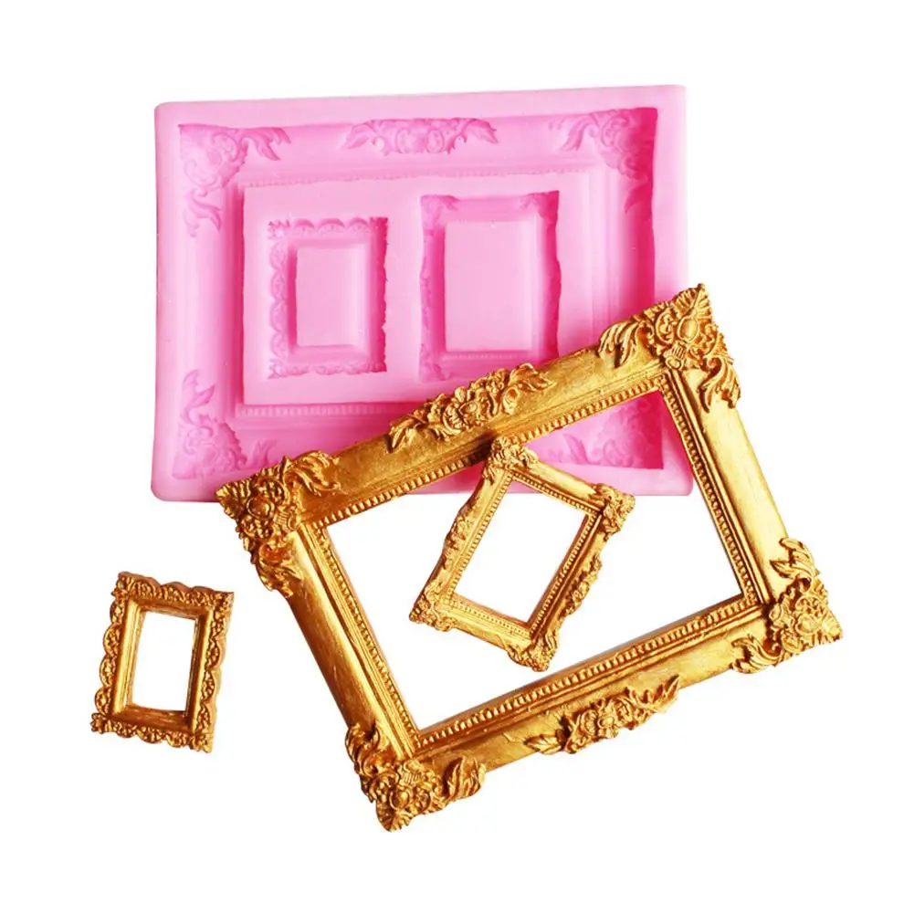 1Pc Retro Photo Frame Silicone Mold DIY Fondant Cake Chocolate Clay Decorative Tool Baking Accessories Kitchen Tools
1Pc Retro Photo Frame Silicone Mold DIY Fondant Cake Chocolate Clay Decorative Tool Baking Accessories Kitchen Tools