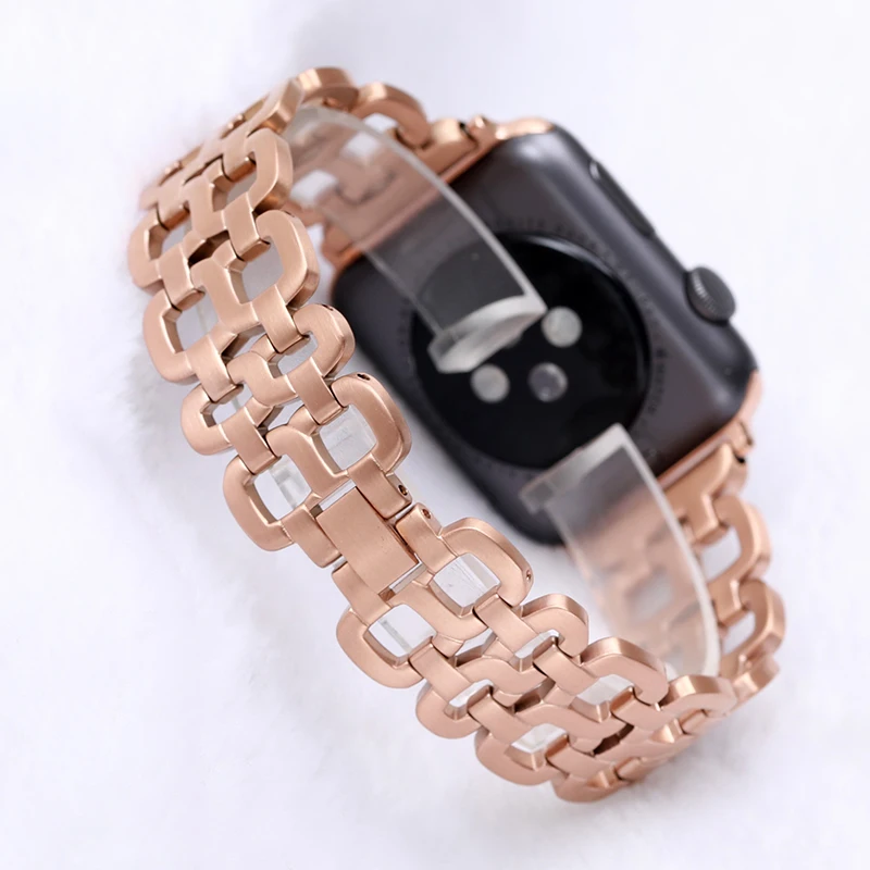 Браслет из нержавеющей стали для iWatch Apple Watch 38 мм 42 40 44 Series 1 2 3 | Наручные часы