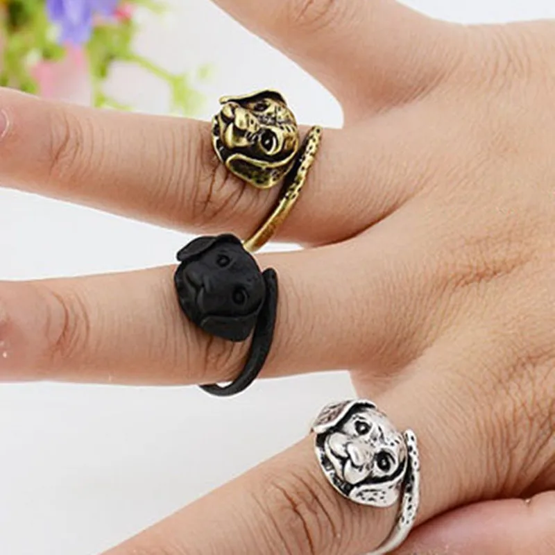New Fashion Vintage Hippie 3D Labrador Retriever Puppy Dog Anel Ring Boho Chic Anillos Couple Rings For Women Men Jewelry
New Fashion Vintage Hippie 3D Labrador Retriever Puppy Dog Anel Ring Boho Chic Anillos Couple Rings For Women Men Jewelry
