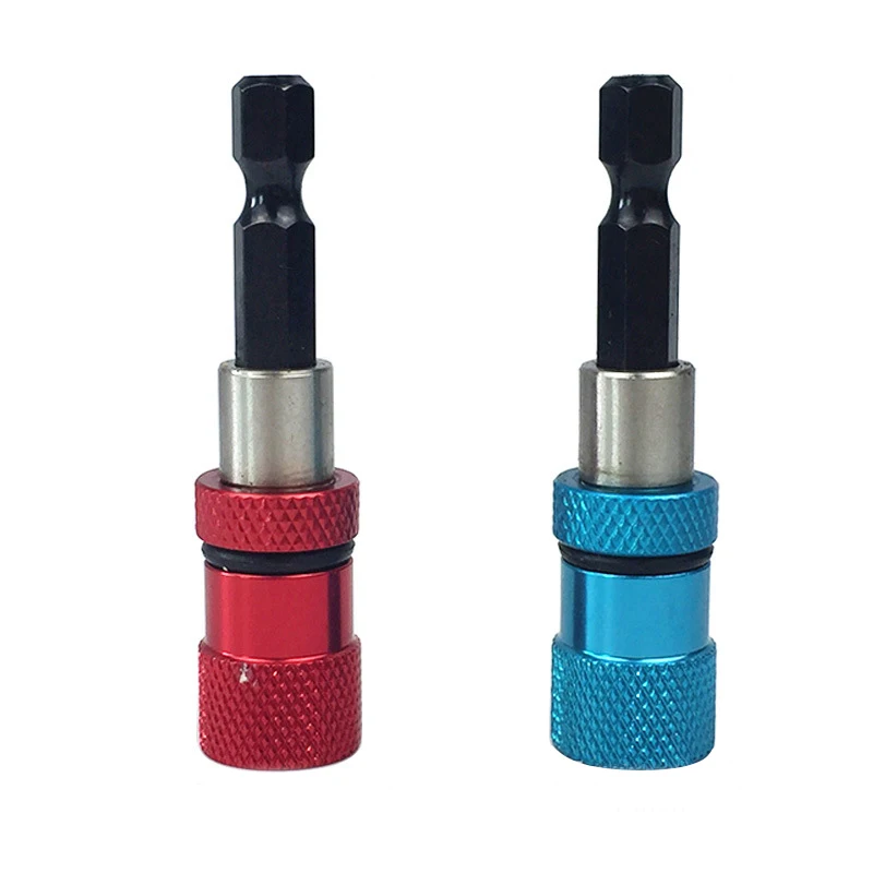 1 Piece Quick Release Magnetic Bit Screwdriver Holder 1/4" Hex Shank Magnetic Drywall Screw Bit Holder Drill Screw Tool
1 Piece Quick Release Magnetic Bit Screwdriver Holder 1/4" Hex Shank Magnetic Drywall Screw Bit Holder Drill Screw Tool