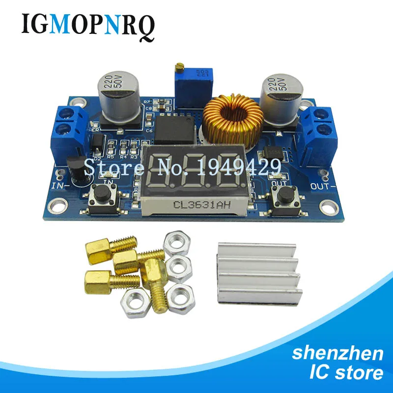 5A 75W XL4015 5A DC-DC Adjustable Step-down Module Step Down Modules with Voltmeter
5A 75W XL4015 5A DC-DC Adjustable Step-down Module Step Down Modules with Voltmeter