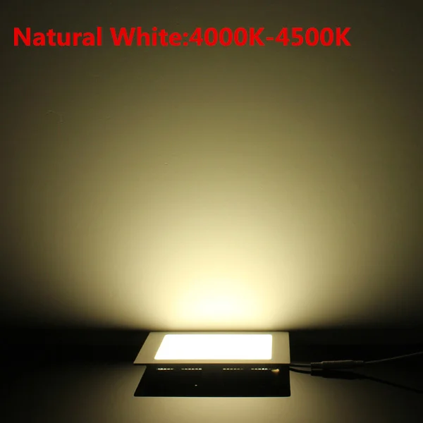 Светодиодный панельный светильник 3 Вт 9 12 15 25 теплый белый/холодный белый