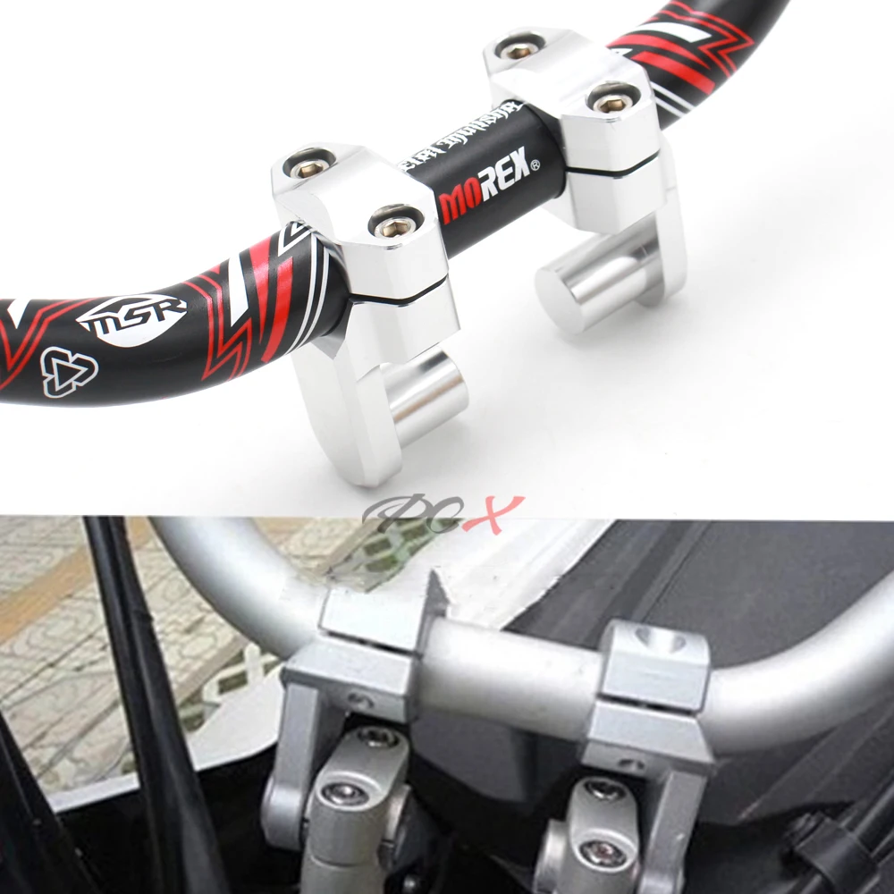 Motorcycle Handlebar Riser For 7/8" 22mm 1 1/8" 28mm Bars Clamp for CB300 CB500X CB500F CB1000 CB1100 CB1300 NC750 NC700
Motorcycle Handlebar Riser For 7/8" 22mm 1 1/8" 28mm Bars Clamp for CB300 CB500X CB500F CB1000 CB1100 CB1300 NC750 NC700