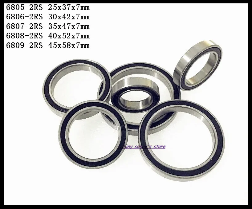 8-20pcs/Lot 6805-2RS , 6806-2RS , 6807-2RS , 6808-2RS , 6809-2RS The Rubber Thin Wall Deep Groove Ball Bearing Brand New
8-20pcs/Lot 6805-2RS , 6806-2RS , 6807-2RS , 6808-2RS , 6809-2RS The Rubber Thin Wall Deep Groove Ball Bearing Brand New