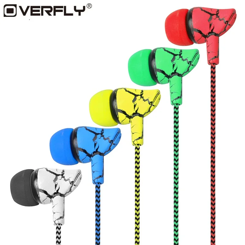 Проводные наушники Overfly Super Bass спортивные 3 5 мм наушник с заушным креплением