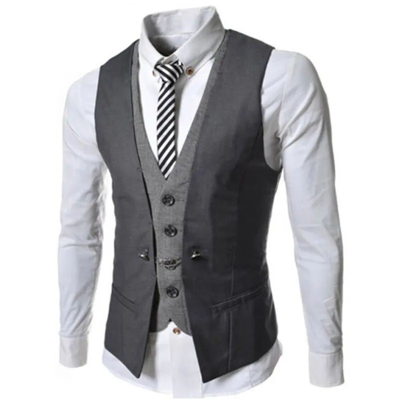 New Men Suit Vest Fashion Casual Wedding Formal Business Suits Blazer Costume Vest customized size and color
New Men Suit Vest Fashion Casual Wedding Formal Business Suits Blazer Costume Vest customized size and color