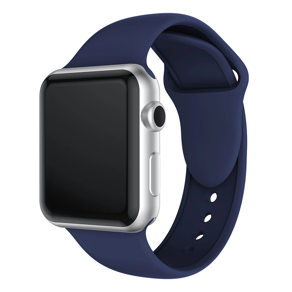 Ремешок для Apple Watch 38 мм 42 часы 5 ремешок спортивный силиконовый ремень браслет correa