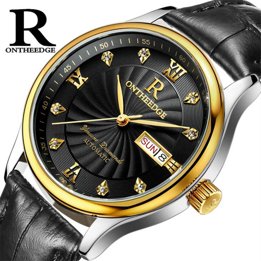 

Brand Luxury Famous Men Original Desgin Clock Fashion Leisure Dress Quartz Hours Business leather Watch Male Relogio Masculino