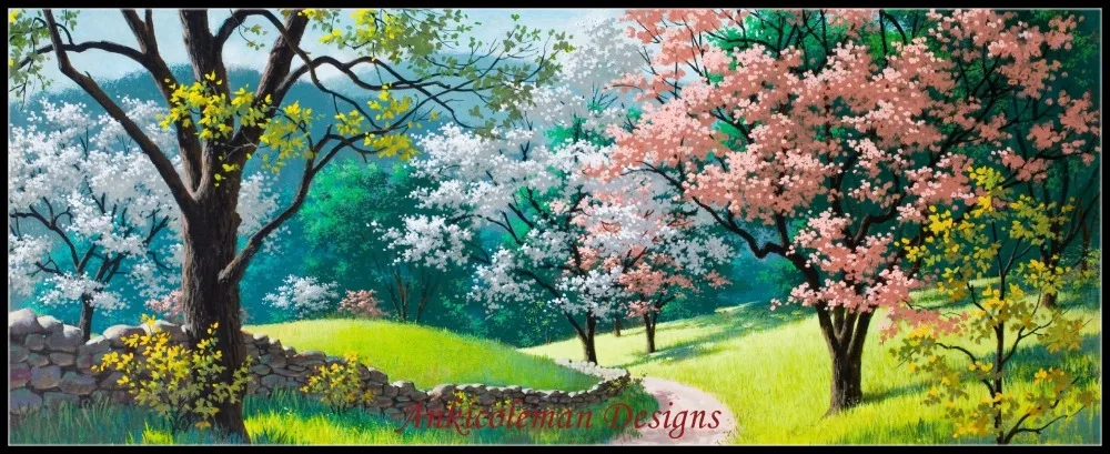 Needlework for embroidery DIY DMC High Quality - Counted Cross Stitch Kits 14 ct Oil painting - Spring Blossoms
Needlework for embroidery DIY DMC High Quality - Counted Cross Stitch Kits 14 ct Oil painting - Spring Blossoms