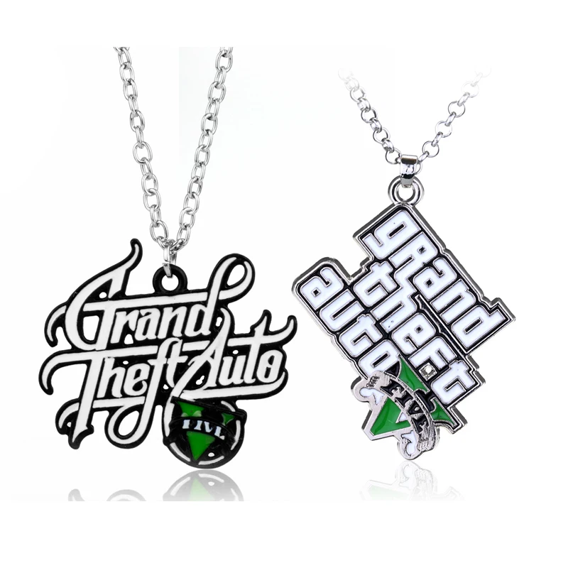PS4 GTA 5 Grand Theft Auto Necklace Alloy Pendant Necklaces Women Men Game Jewelry Link Chain Choker
PS4 GTA 5 Grand Theft Auto Necklace Alloy Pendant Necklaces Women Men Game Jewelry Link Chain Choker