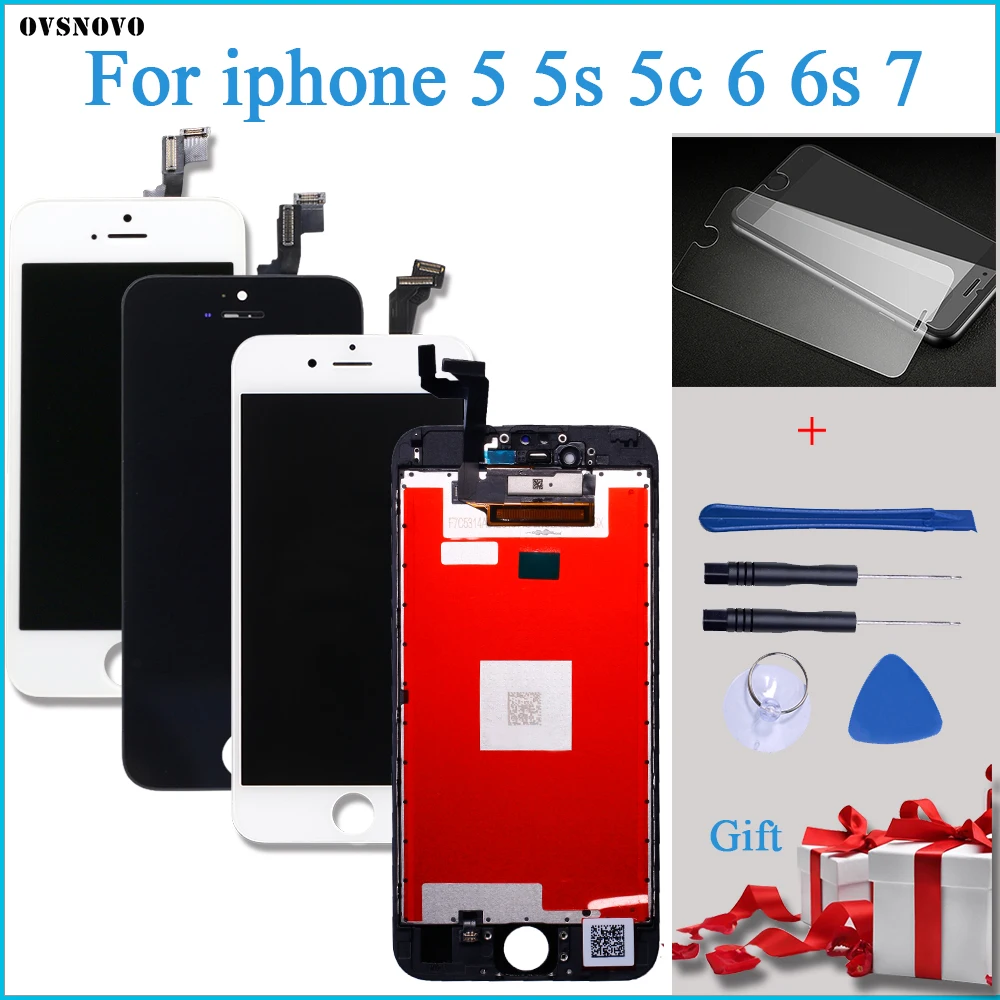 3D сенсорный дисплей класса AAA для iPhone 5 5S 5C 6 6s 7 Plus сменный ЖК экран