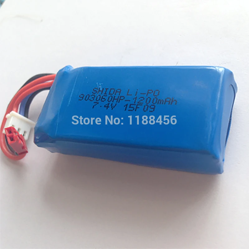 7.4V 1200mAh Battery for MJX X101 / WLtoys Q212 Q212G Q212K Q202 Free shipping | Parts & Accs