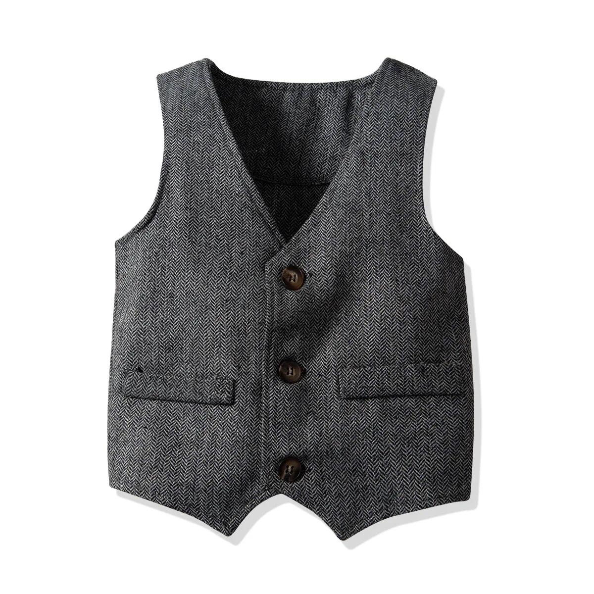 Promotion Children Boys Vests Baby Boys Classics Solid V-Neck Blazer Vests for 2-7 Years Kids Banquet Wear Toddler Boy Waistcoat
Promotion Children Boys Vests Baby Boys Classics Solid V-Neck Blazer Vests for 2-7 Years Kids Banquet Wear Toddler Boy Waistcoat