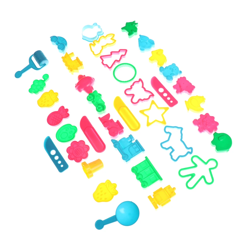 36pcs/set Creative 3D Plasticine Tools Set Playdough Tool And Mold Play Dough Model Toys Kit For Children Gift
36pcs/set Creative 3D Plasticine Tools Set Playdough Tool And Mold Play Dough Model Toys Kit For Children Gift