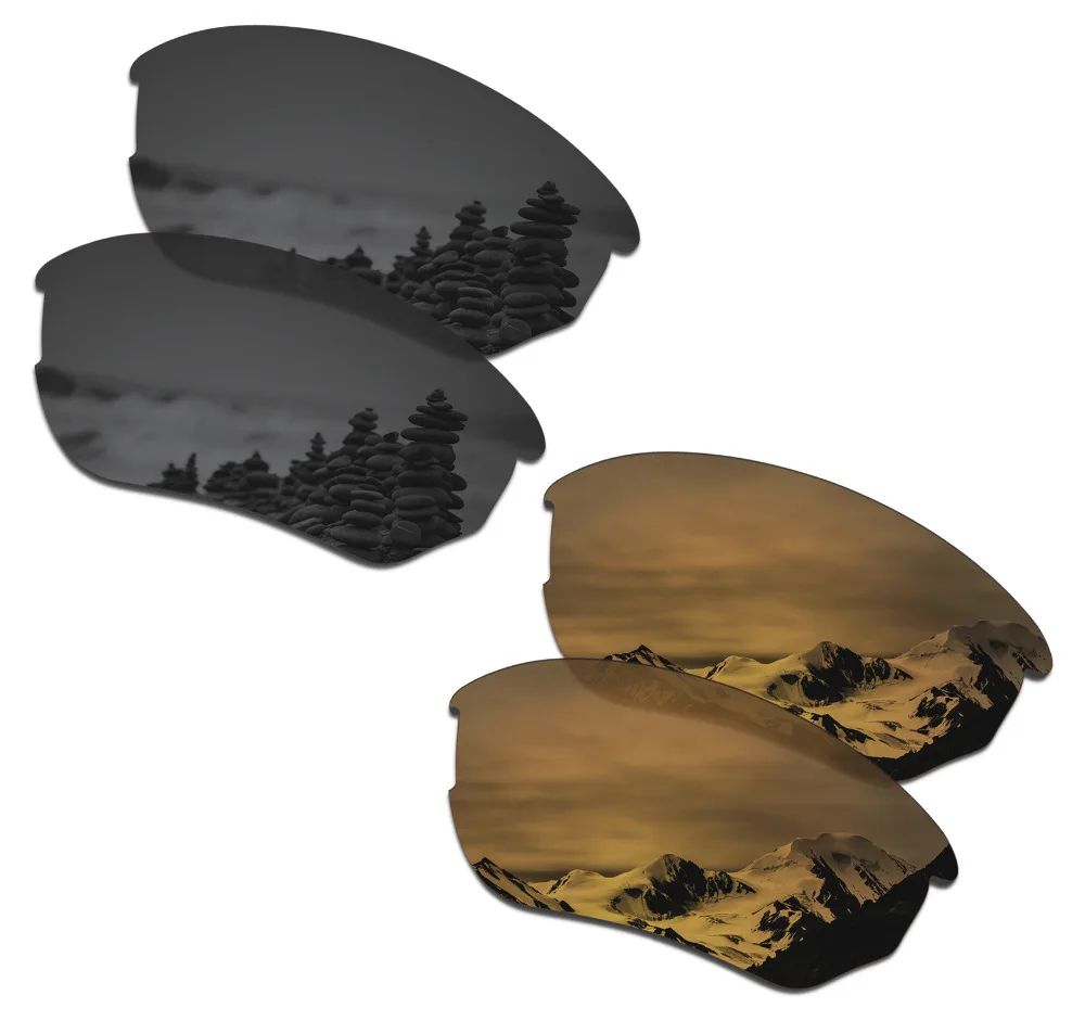 SmartVLT 2 Pairs Polarized Sunglasses Replacement Lenses for Oakley Flak Beta Stealth Black and Bronze Gold
SmartVLT 2 Pairs Polarized Sunglasses Replacement Lenses for Oakley Flak Beta Stealth Black and Bronze Gold
