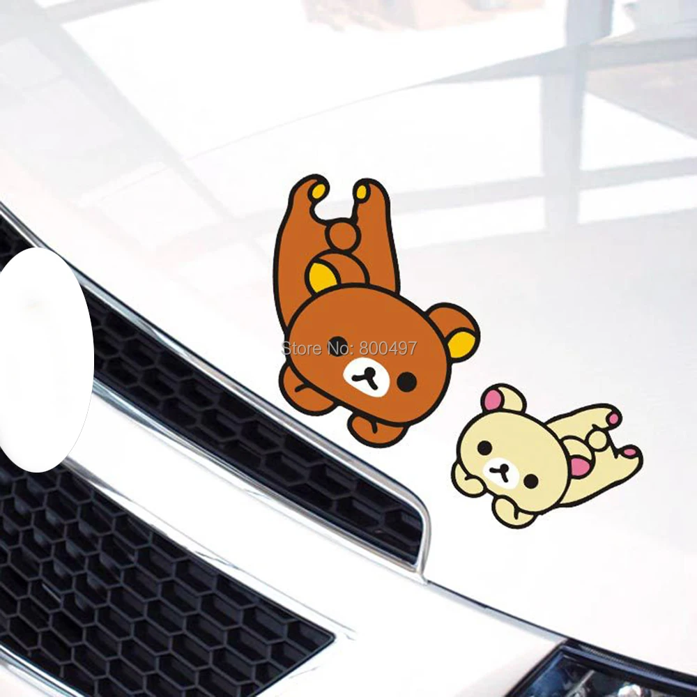 10 x Newest Design Cartoon Bear Rilakkuma Laying on Ground Car Stickers for Tesla Toyota VW Toyota Chevrolet Honda Hyundai Lada
10 x Newest Design Cartoon Bear Rilakkuma Laying on Ground Car Stickers for Tesla Toyota VW Toyota Chevrolet Honda Hyundai Lada