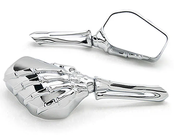 Brand new Chrome Custom Motorcycle Skeleton Mirrors For Honda Shadow Sabre VT VF 700 750 1100
Brand new Chrome Custom Motorcycle Skeleton Mirrors For Honda Shadow Sabre VT VF 700 750 1100