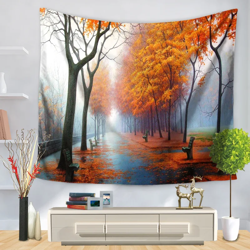Home Decorative Wall Hanging Carpet Tapestry Rectangle Bedspread Nature Building Scenic Tree Pattern GT1202
Home Decorative Wall Hanging Carpet Tapestry Rectangle Bedspread Nature Building Scenic Tree Pattern GT1202