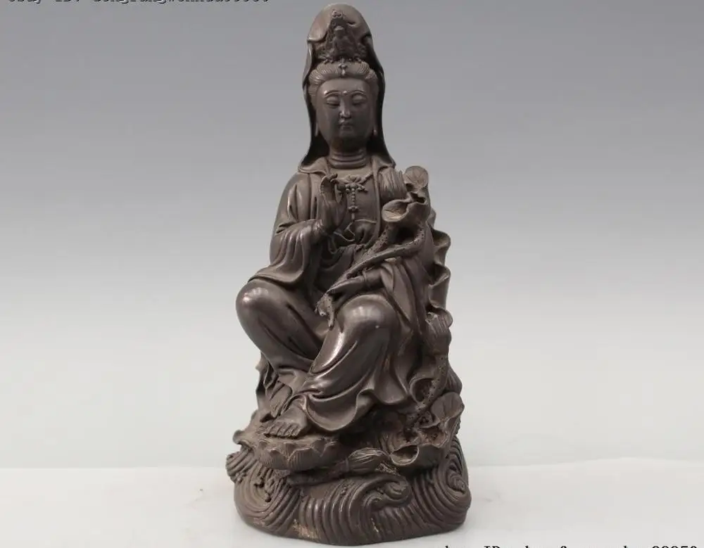 Tibet Copper Bronze Lotus Seat Kwan-Yin GuanYin Bodhisattva Buddha Buddha Statue
Tibet Copper Bronze Lotus Seat Kwan-Yin GuanYin Bodhisattva Buddha Buddha Statue
