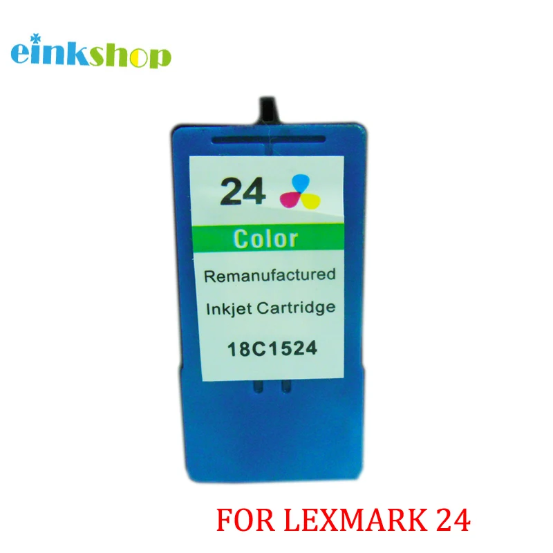 Einkshop 1 шт. для Lexmark 24 Цвет чернильный картридж X3530 X3550 X4550 X4530 Z1420 lexmark 24|Чернильные