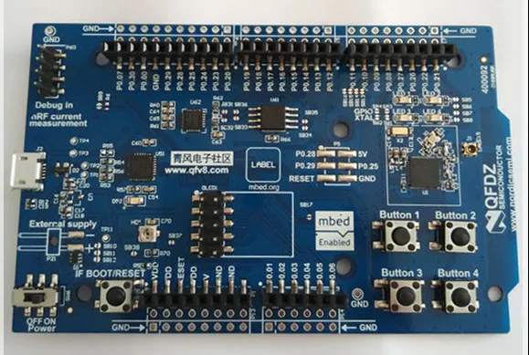 Fast Free Ship Bluetooth nrf51822 DK development board Bluetooth WeChat development board The third generation chip 32K RAM
Fast Free Ship Bluetooth nrf51822 DK development board Bluetooth WeChat development board The third generation chip 32K RAM