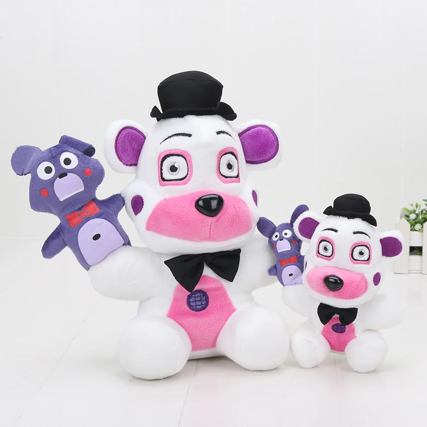 5pcs/set 25cm & 15cm FNAF Five Nights at Freddy's Five Nights Sister Location-Funtime Freddy Funtime Foxy Plush Toy
5pcs/set 25cm & 15cm FNAF Five Nights at Freddy's Five Nights Sister Location-Funtime Freddy Funtime Foxy Plush Toy