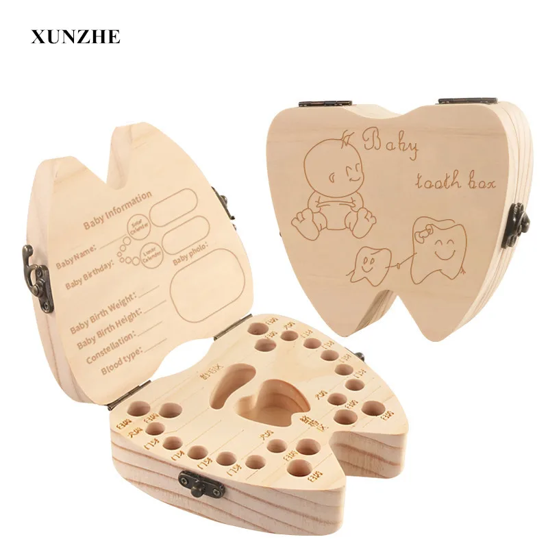 XUNZHE English Language Wooden Baby Tooth Storage Box for Deciduous Teeth for Saving Sweet Children Memories
XUNZHE English Language Wooden Baby Tooth Storage Box for Deciduous Teeth for Saving Sweet Children Memories